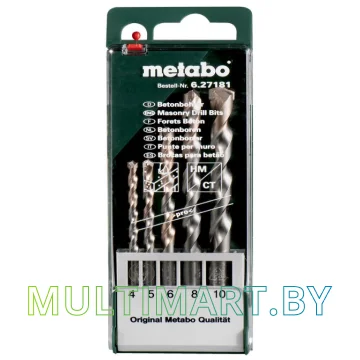 Набор сверл Metabo 627181000 (5 предметов)